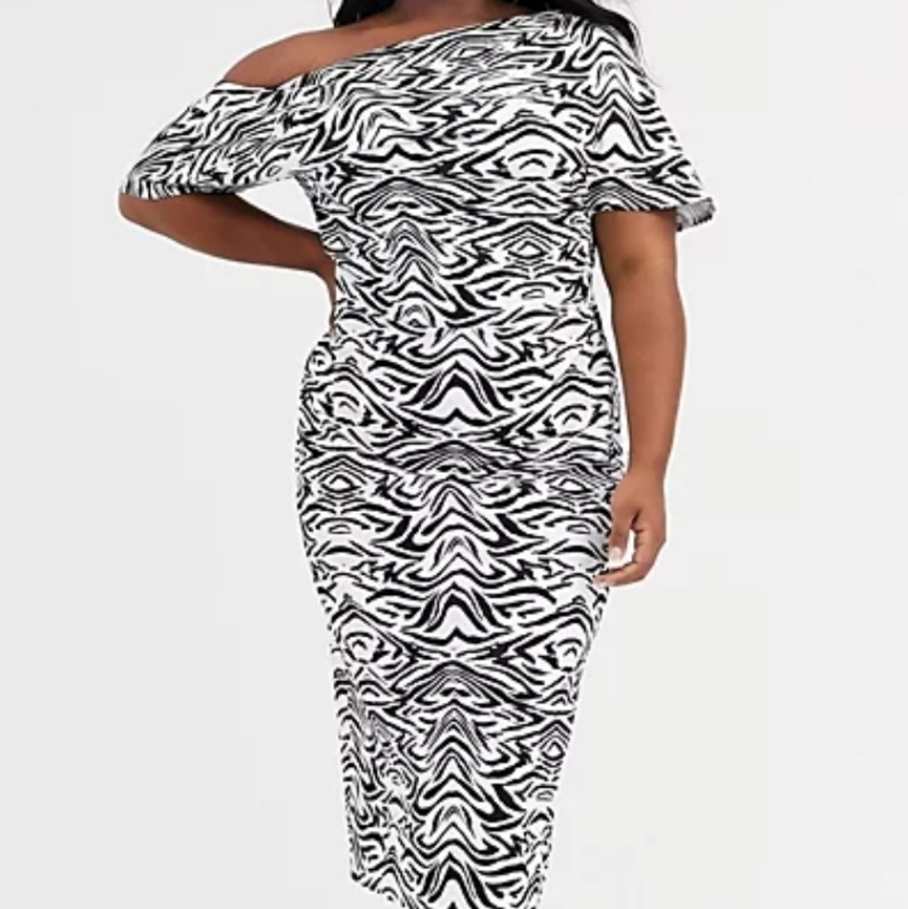 Brand new zebra print ASOS dress